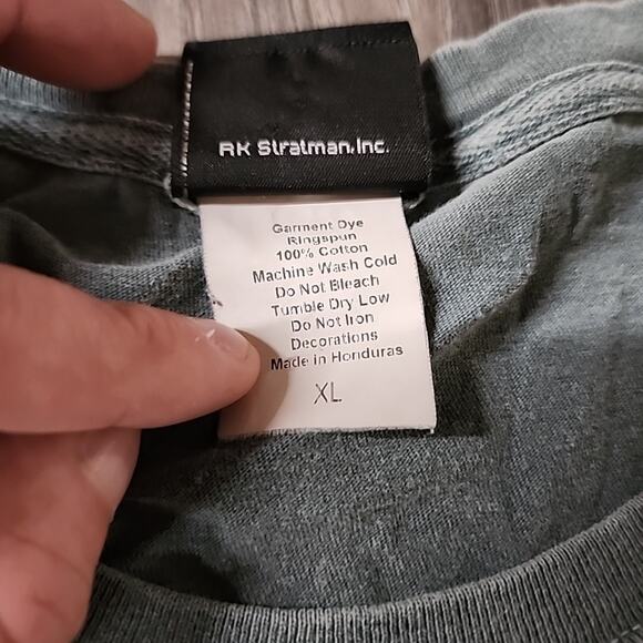 Harley Davidson XL Green Pocono Mountain Double Sided T-Shirt Skulls - Picture 3 of 5